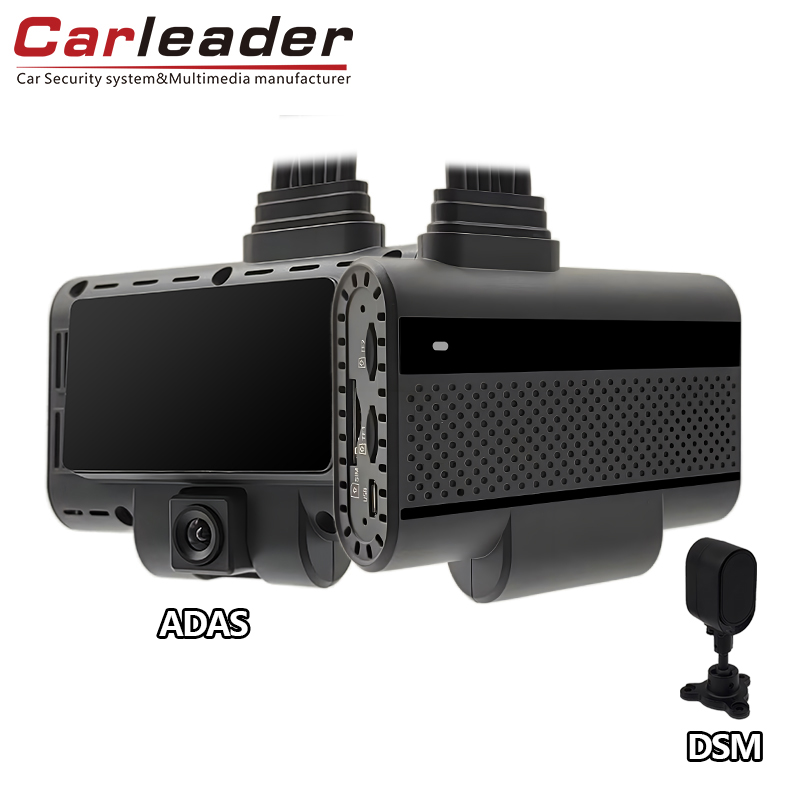 Carleader 4CH ADAS+DSM DVR AI Dash kaamera autode haldamiseks