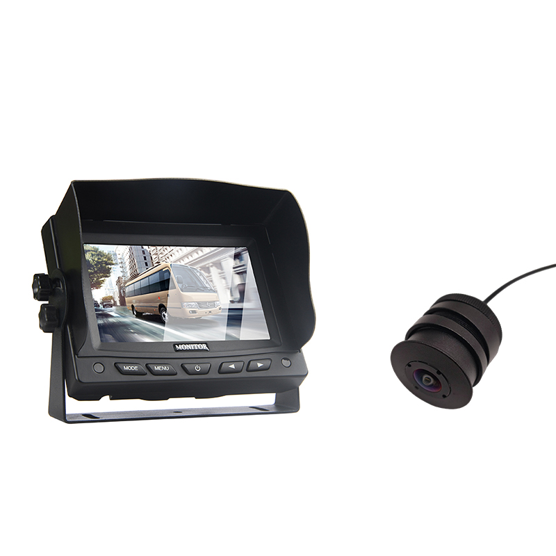 5 -tolline AHD monitor ja 28 mm kaitseraua kinnitamise kaamerakomplekt
