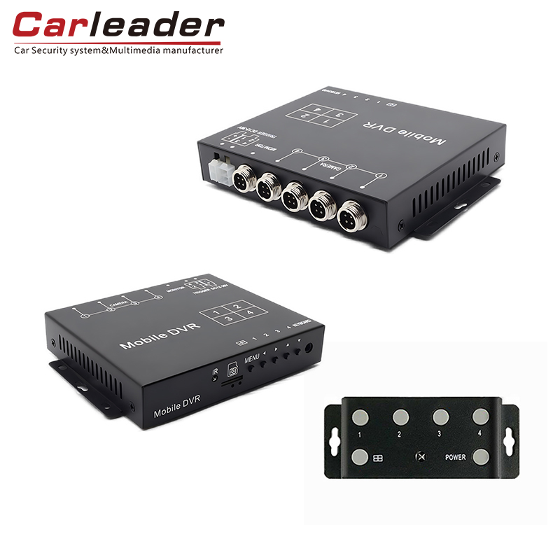 Carleader 4CH AHD 1080P mini mobiilne DVR tugi TF -kaardi salvestusruum