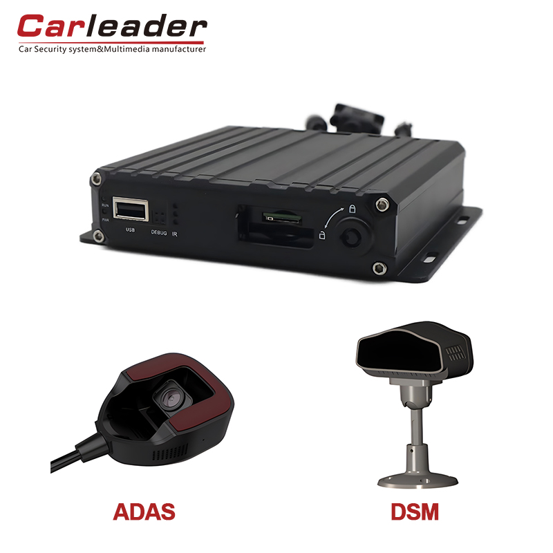 Carleader 4CH AI intelligentne mobiilne DVR koos DSM -i ja ADAS -kaameraga - Smart Life, Smart Drive