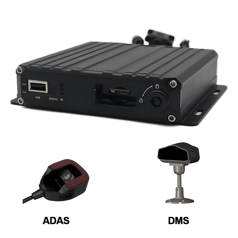Carleader 4CH AI intelligentne mobiilne DVR DSM-i ja ADAS-kaameraga