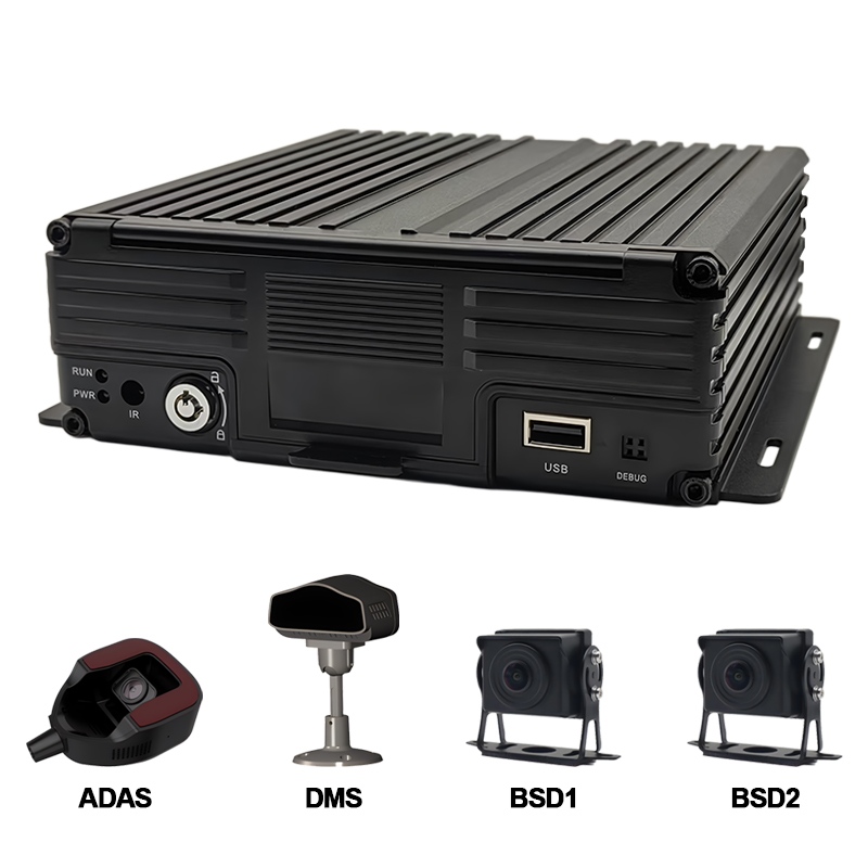 Suurendage oma autopargi turvahaldust Carleader 8CH AI HDD mobiilse DVR-i toega ADAS+DMS+BSD