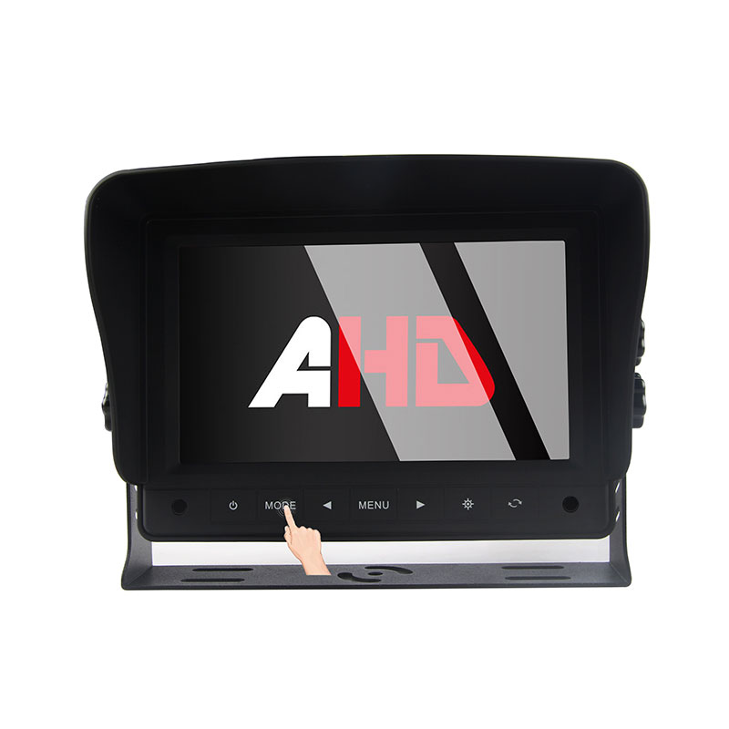 Carleader 7-tollised puutetundlikud nupud, 2CH raskeveokite AHD sõidukimonitor