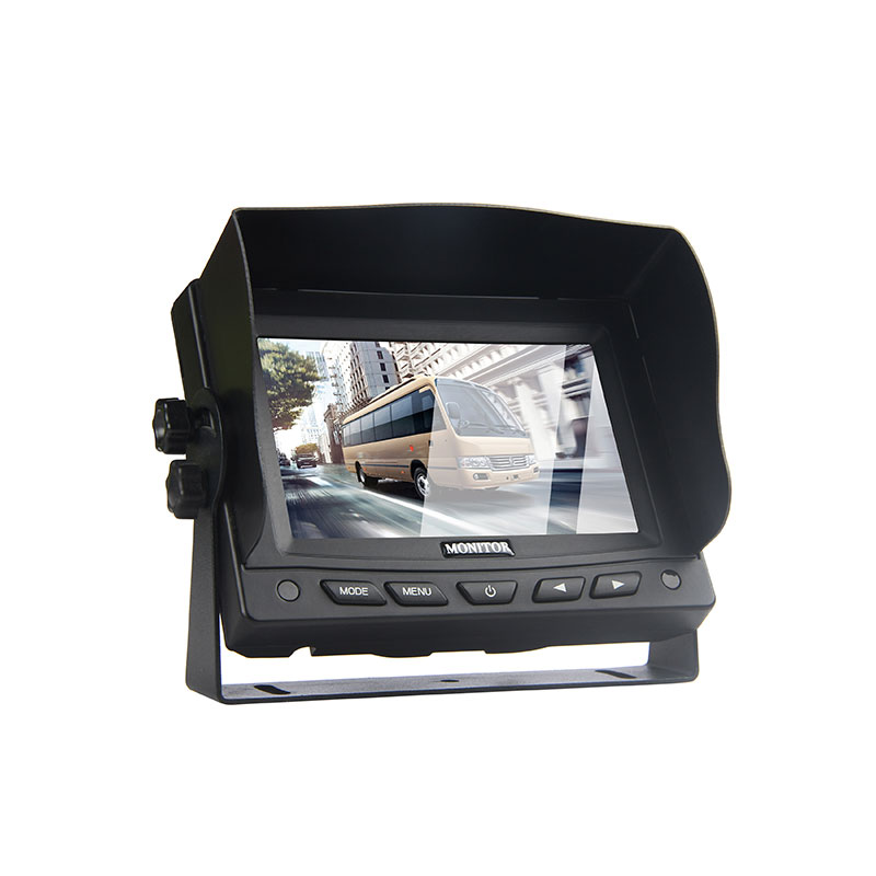 5-tolline TFT LCD raskeveokite armatuurlauale paigaldatav monitor