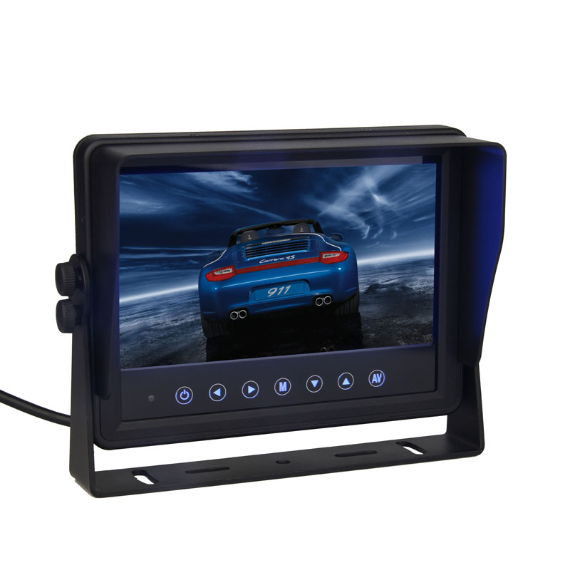 7-tolline HD digitaalne LCD auto tahavaate veekindel ekraan