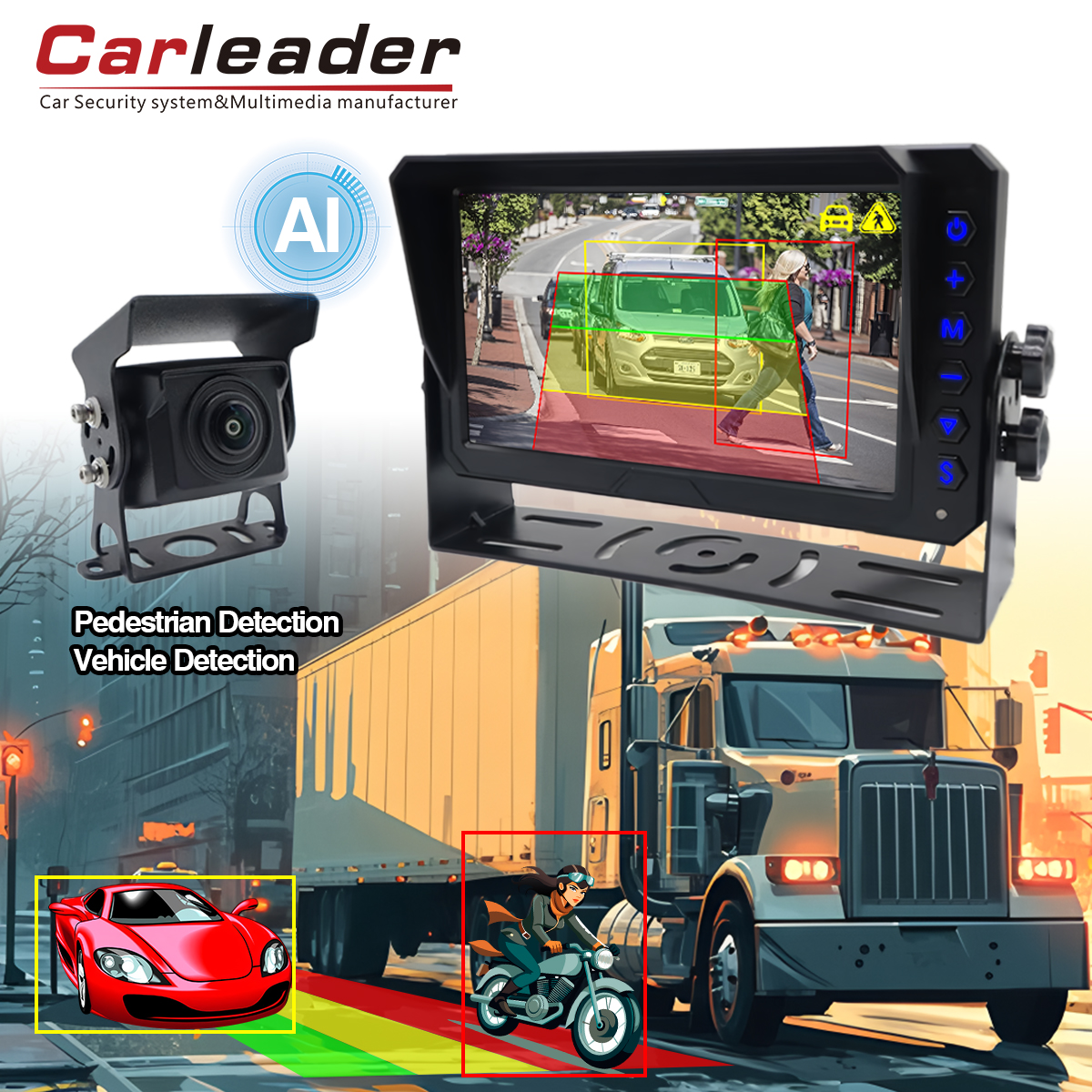 AI-powered car security camera system